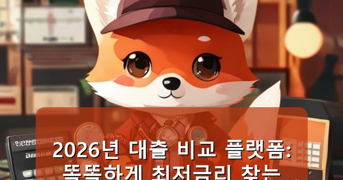 대출 비교 플랫폼 - money.whcksdid.kr 캐릭터