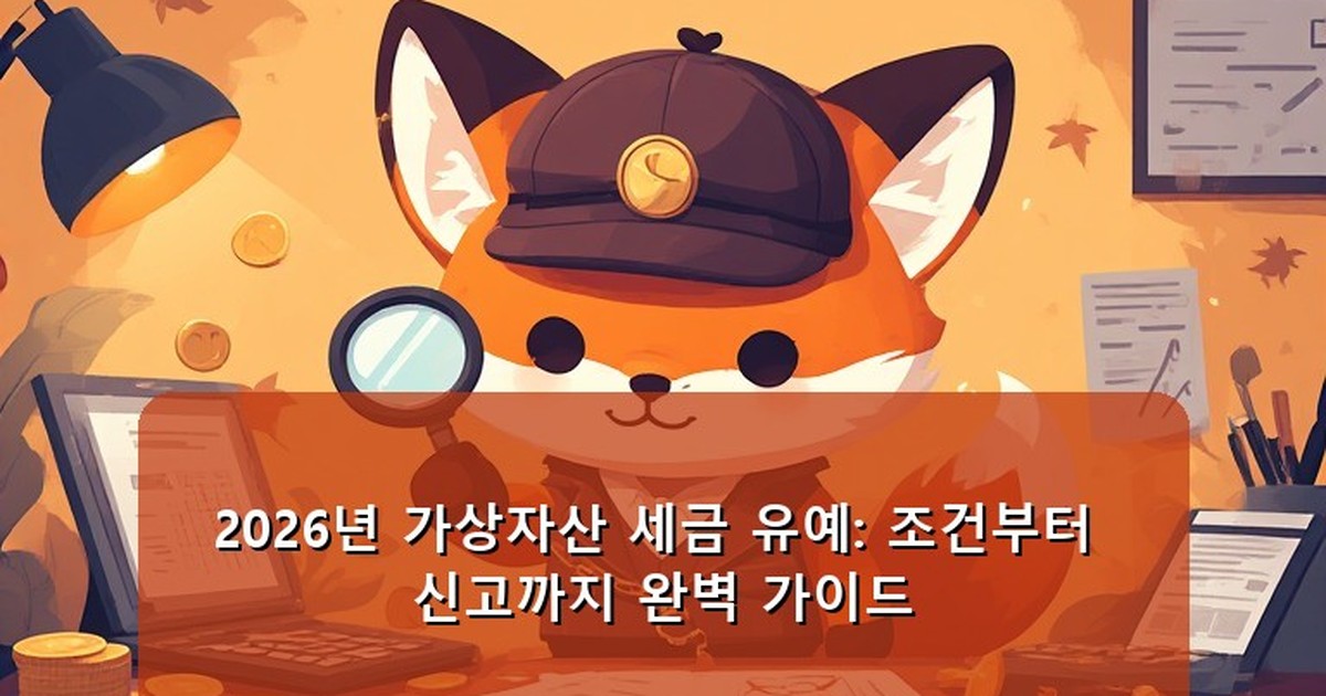 가상자산 세금 유예 - money.whcksdid.kr 캐릭터