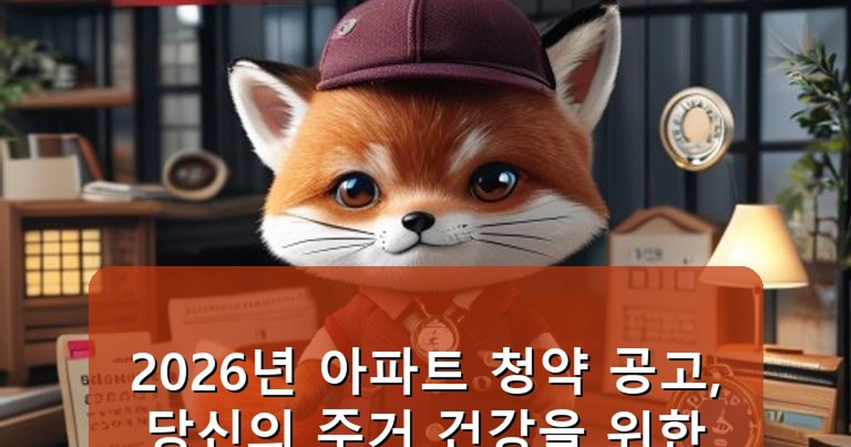 아파트 청약 공고 - money.whcksdid.kr 캐릭터