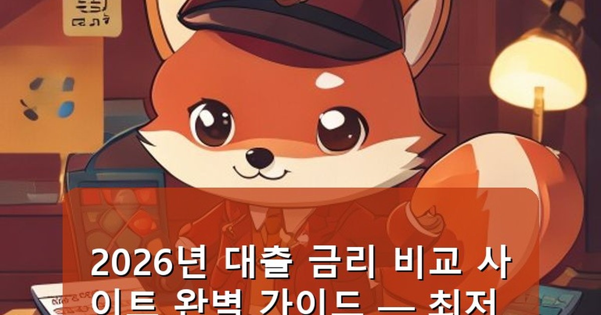 대출 금리 비교 사이트 - money.whcksdid.kr 캐릭터