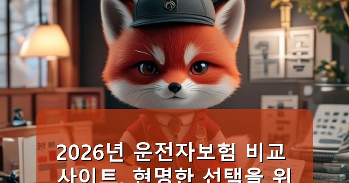 운전자보험 비교 사이트 - money.whcksdid.kr 캐릭터